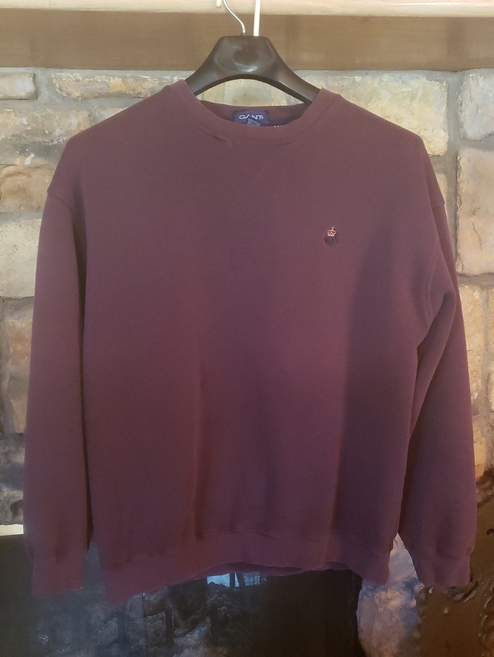 Gant Men's Crewneck Sweatshirt - Burgundy
